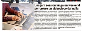 Una Jam Session luga un weekend per creare un videogioco dal nulla