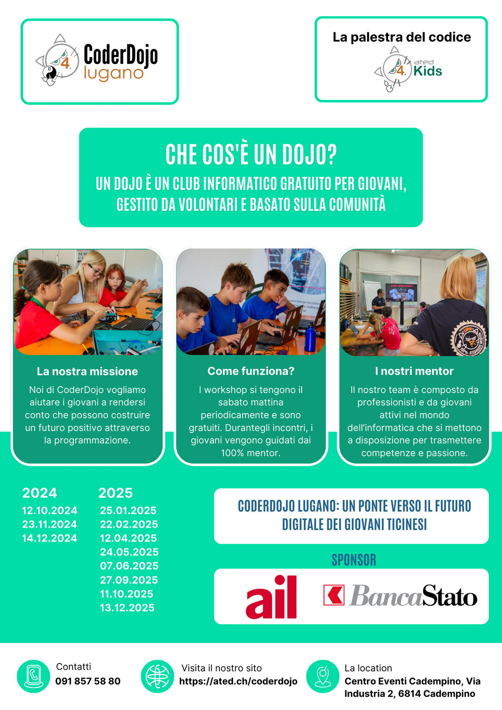 Locandina Coderdojo Lugano