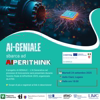locandina evento ated ai geniale